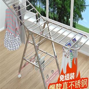 晾晒毛巾架美容院折叠晾衣架家用阳台衣服 美发理发店专用落地式