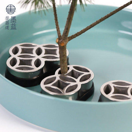 不锈钢插花器禅意中式