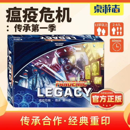 【游卡桌游】瘟疫危机传承第一季卡牌策略多人2-4合作聚会游戏
