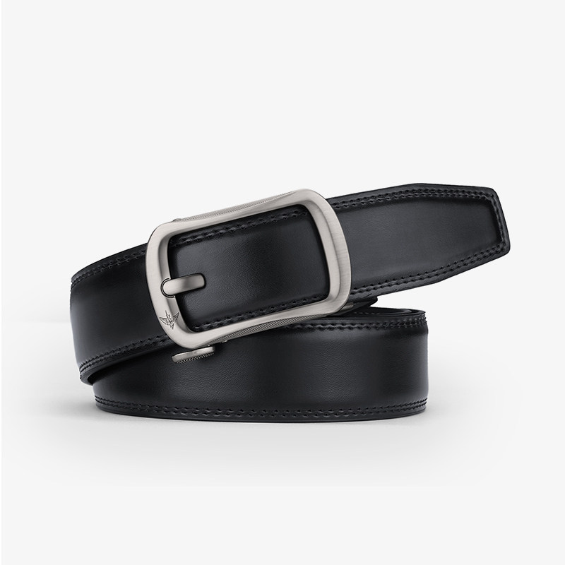 英皇保罗皮带男款真皮2026新款休闲自动扣免打孔腰带复古时尚商务