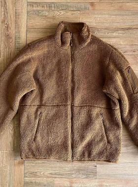 韩国潮牌adhoc男款两面穿羊羔绒夹克宽松保暖棉衣秋冬厚款重磅