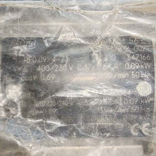 可维修RIETER 齿轮减速电机 G2V4M ORDER-6061