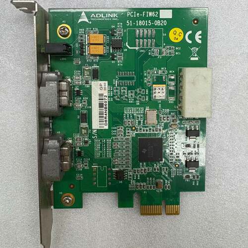 议价ADLINK PCIe-FIW62网卡，PCI-E接口，支持可维修翻新