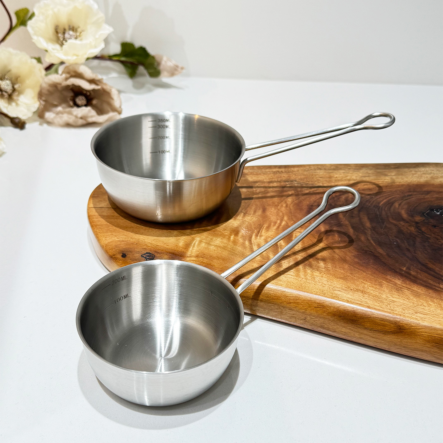 18/10不锈钢油壳酱汁勺泼油小锅