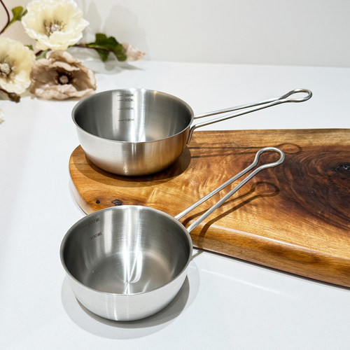 18/10不锈钢油壳酱汁勺泼油小锅