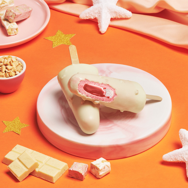 和路雪可爱多棒棒流心脆莓莓牛轧糖巧克力味冰淇淋冷饮雪糕冰激凌