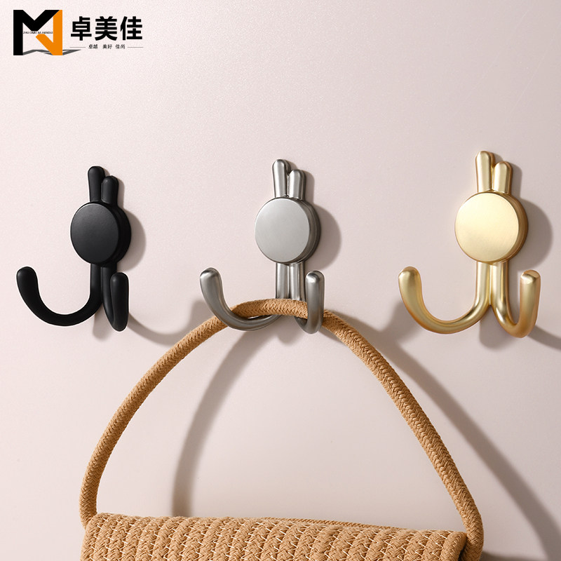 卓每家金色玄关衣柜挂衣钩