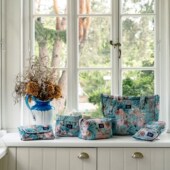 LaMillou 舒适绒布旅行化妆包手提包收纳挂包 Molette