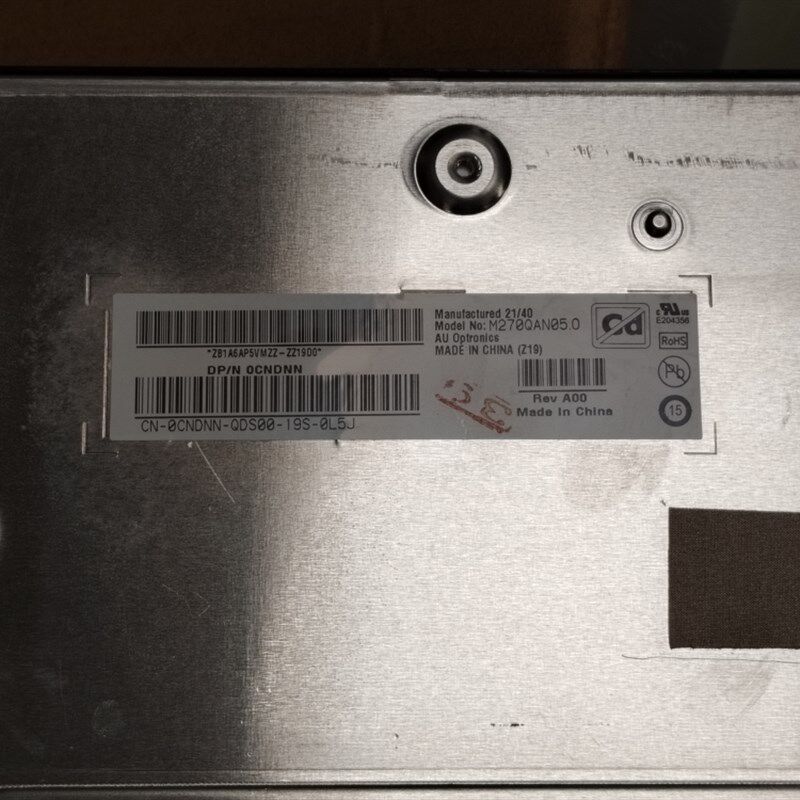 戴尔U2720QM  LM270WR5-SSF1 原装液晶显示器屏幕