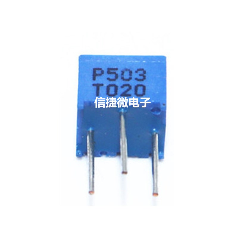 精密可调电阻/电位器 3296W 103/203/503 10K 20K 50K 顶调式