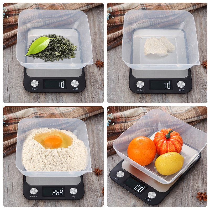 精准家用厨房秤电子秤5公斤食称烘焙食物称商用小台秤克称