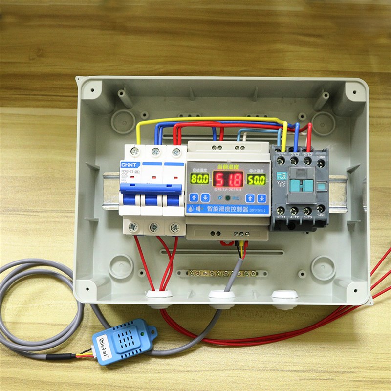 西法电子智能湿度控制器高精度湿控仪380V/5KW套装SV-202B-4(1)