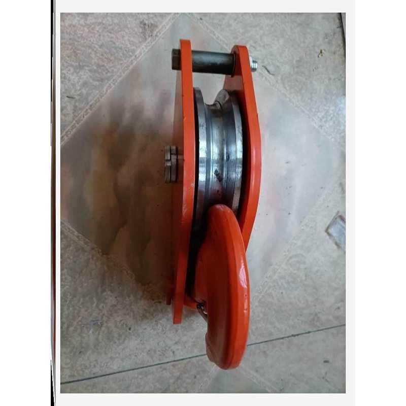 新款电力电缆起重加厚重型滑车行车吊车轴承吊钩滑轮3T5T煤矿