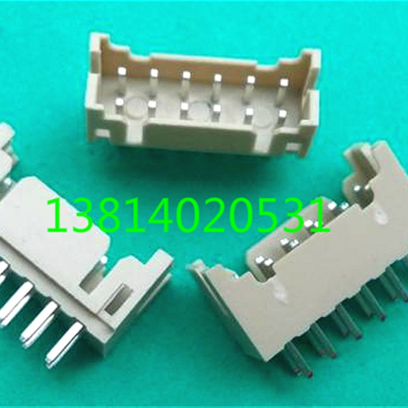 双排PHD- 2*5A PH2.0mm双排直针座 PHD-10P接插件连接器180度直插