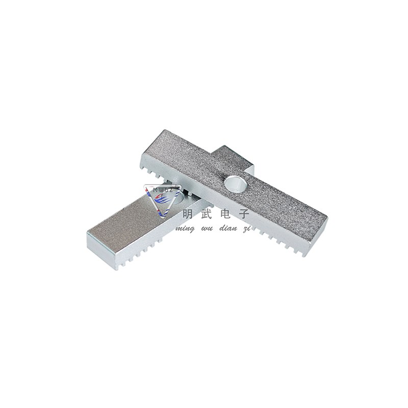 Reprap 3D打印机 同步带固定片夹压带铝齿片 9*40mm 氧化处理