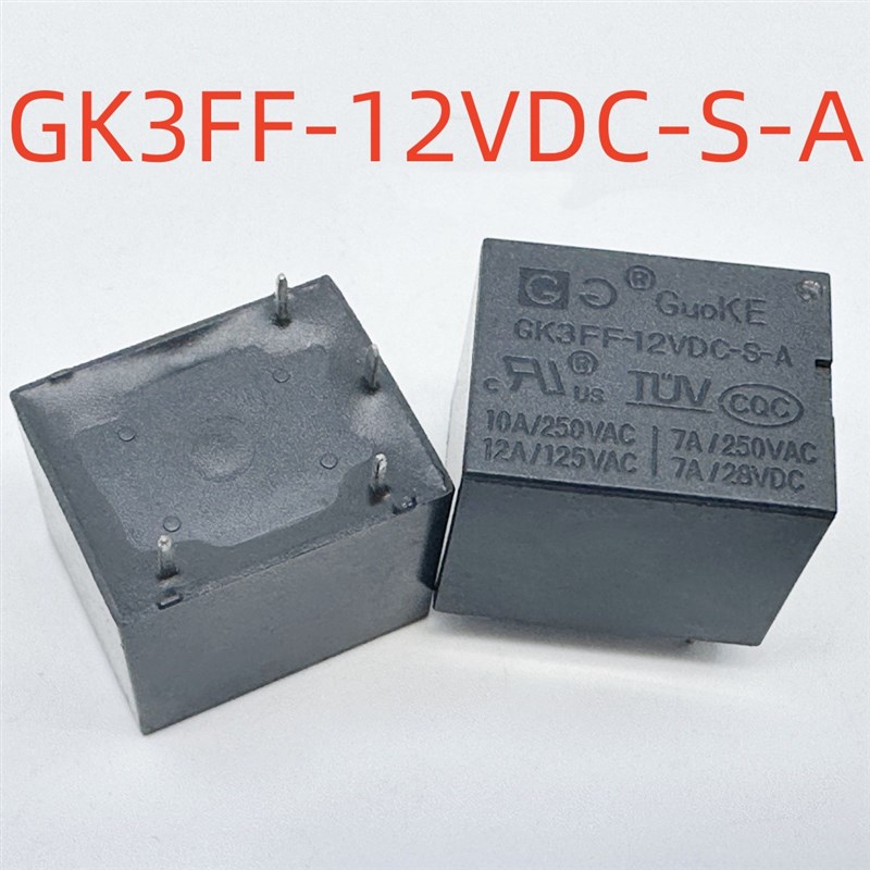 全新 4脚 10A 继电器 GK3FF-5VDC-S-A;GK3FF-12VDC-S-A;T73A