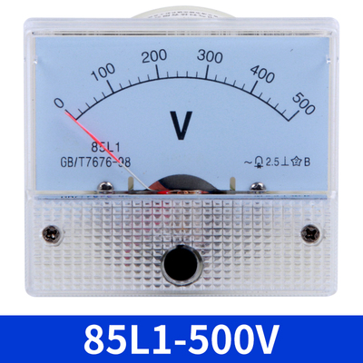 85L1交流电流表电压表指针式电压电流直通精密仪表机械型小型