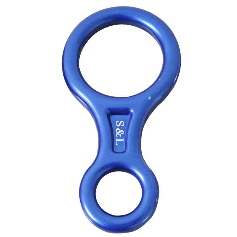 缓降器索降绳降户外攀岩装备速降器八字环下降器高空逃生缓降器