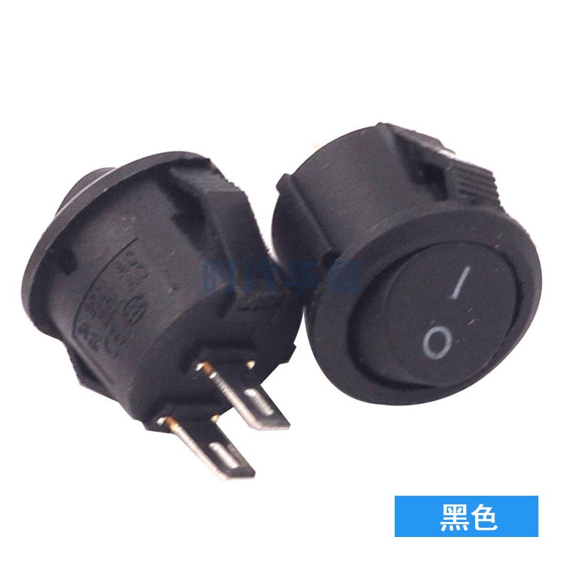 直径16MM 船型开关KCD1-105 2Pin Mini 小号 圆形开关 ON-OFF