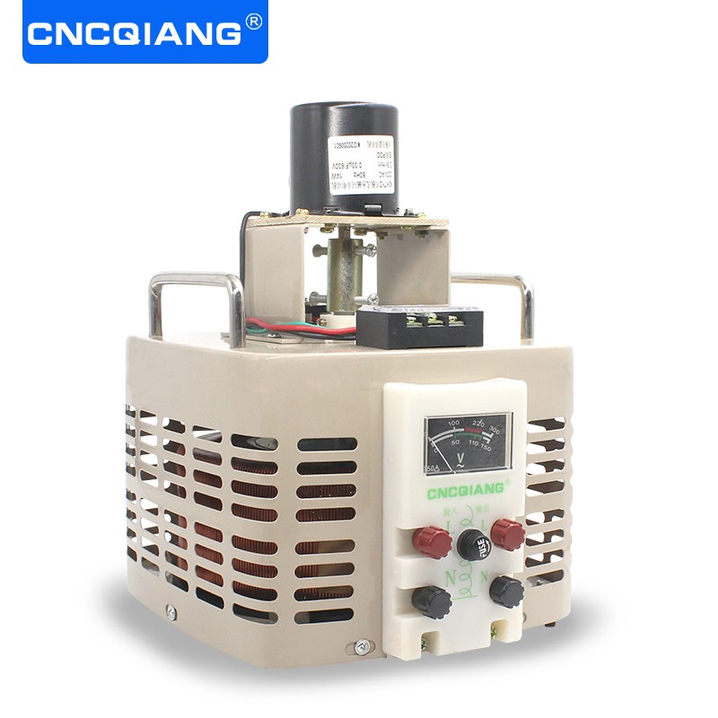 电动调压器220V单相10KW接触式可调变压器TEDGC2-5000TW交流0-250