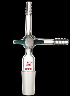 三爱思T形三通接头具宝塔形状玻璃四氟阀门密封不漏磨口14-50mm实