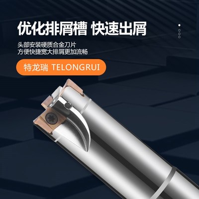 数控刀杆4NKTE90铣刀杆双面刀片4NKT060308刀片快进给铣刀杆