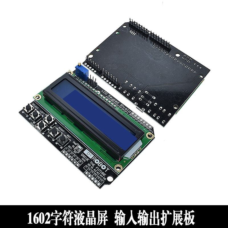 LCD1602A 12864 2004蓝屏iic i2c黄绿带背光 LCD显示屏5V液晶屏幕