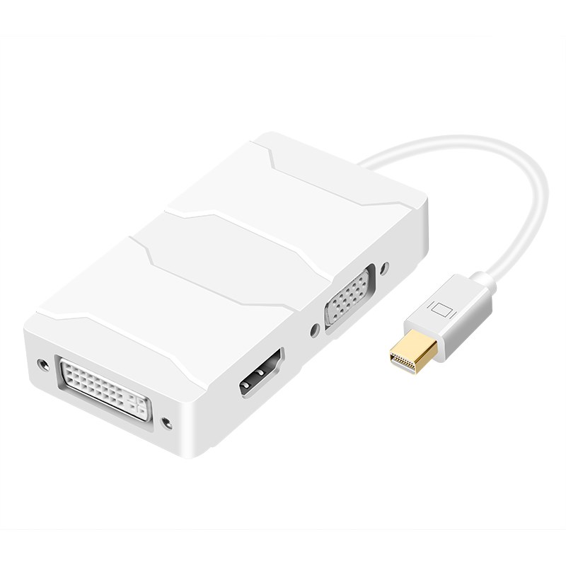 miniDP转高清/vga/dvi转换器 笔记本macbook连接投影仪雷电转接头
