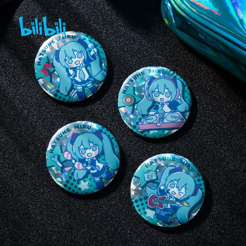 正版初音未来吧唧徽章周边