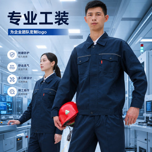头号标兵春秋耐磨工装套装定制