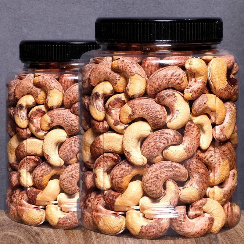 带皮大腰果仁大250g原味盐焗紫皮紫衣越南坚果干果零食