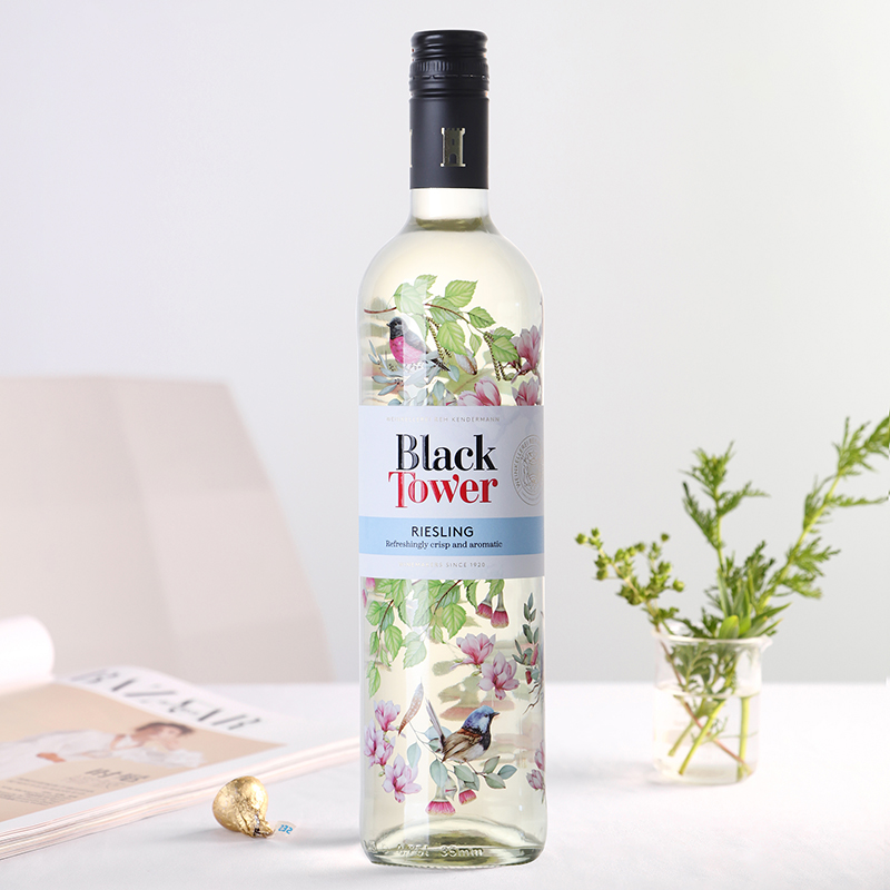 「188任选2瓶」黑塔德国雷司令半甜白葡萄酒莫斯卡托起泡酒莱茵
