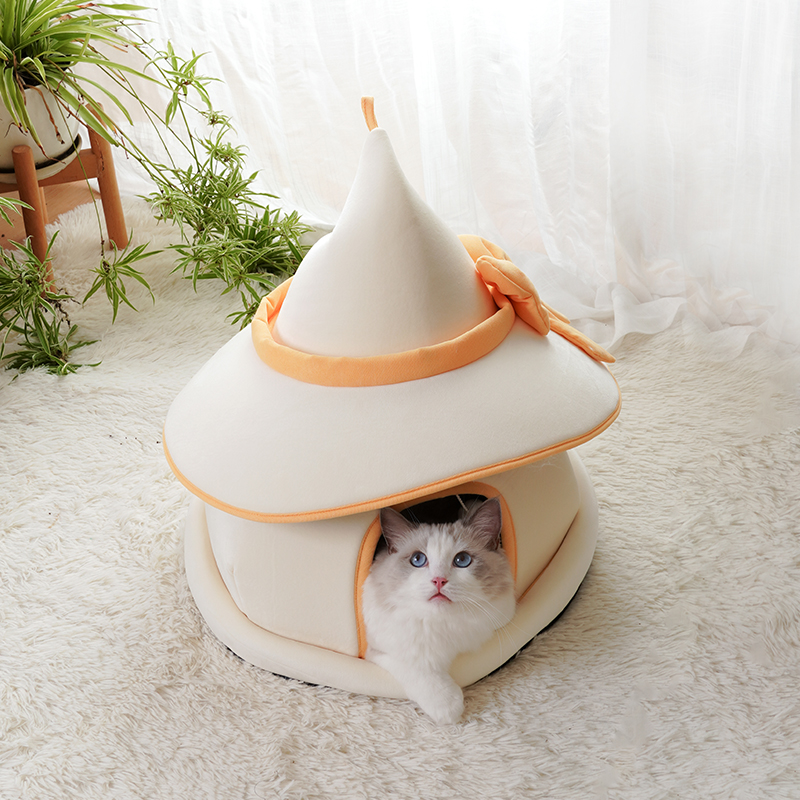 吉仔仔猫咪帽子窝小猫可爱柔软