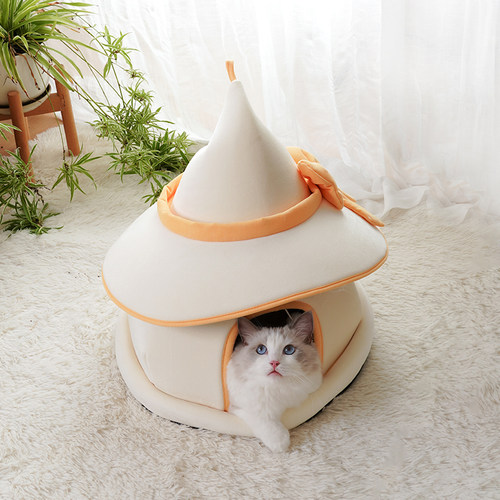 吉仔仔猫咪帽子窝小猫可爱柔软