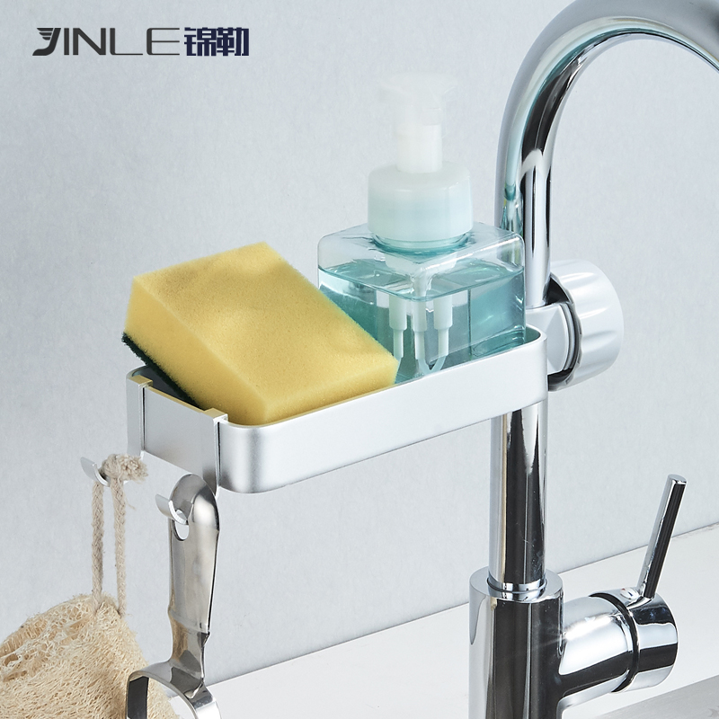 免打孔沥水架浴室花洒置物架