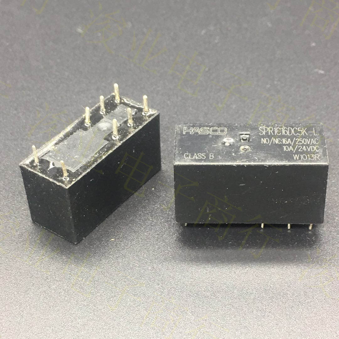 SPR1C16DC5K-L磁保持继电器NO/NC 16A/250VAC 10A/24VDC 8脚
