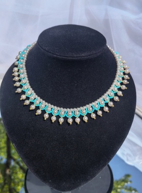 流苏米珠璎珞汉服配饰珍珠项链