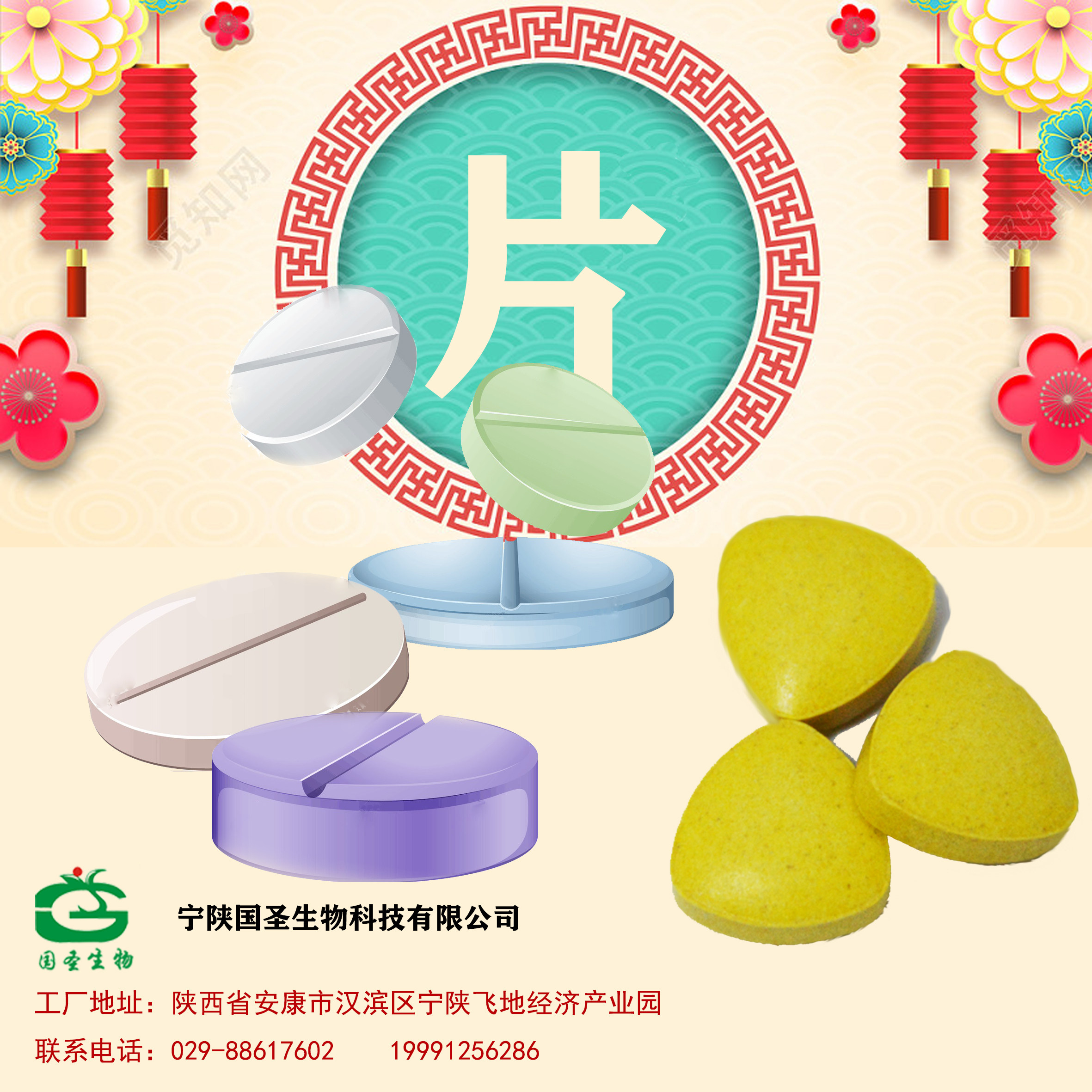 国圣生物代工袋泡茶压片糖果