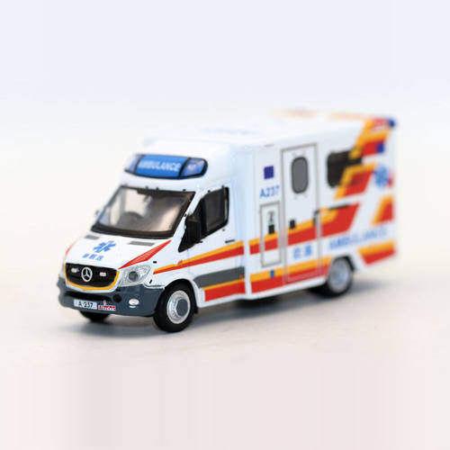 Tiny 162微影 1:76奔驰斯宾特救护车FSD香港消防救援车模型A237