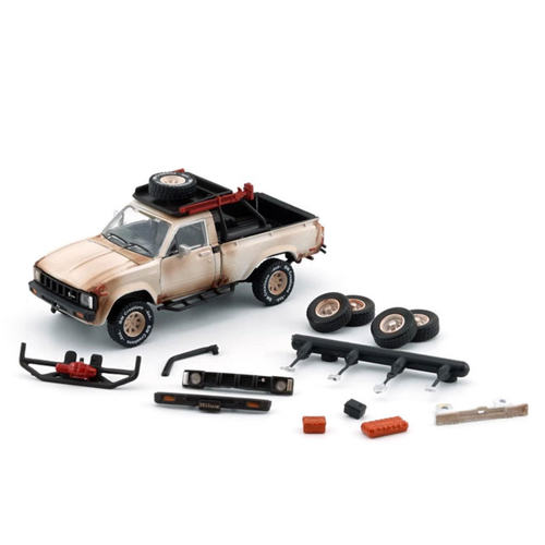 BM合金车1 64丰田HILUX N60 N70 海拉克斯皮卡越野车模型附配件