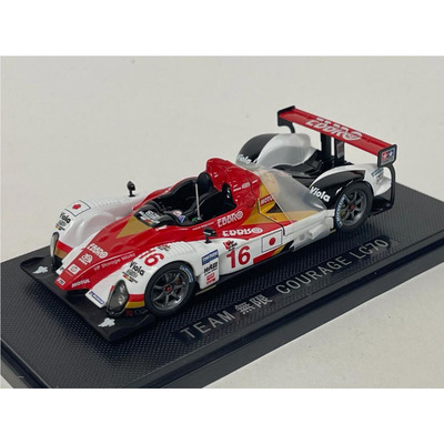 EBBRO 1/43合金车 TEAM 无限Courage LC70 勒芒赛车模型摆件