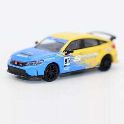 Para64合金1 64 Civic 本田思域FL5 Type R 赛车模型玩具摆件