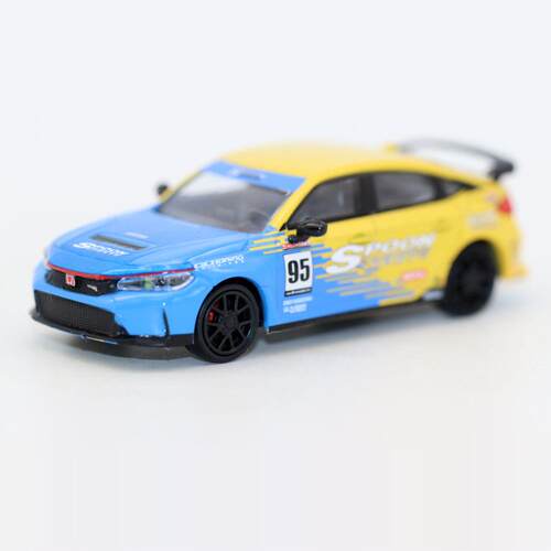 Para64合金1 64 Civic 本田思域FL5 Type R 赛车模型玩具摆件