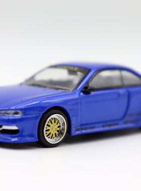 TW合金车1 64 日产飞鸡尼桑Silvia S14 跑车汽车模型经典摆件礼品