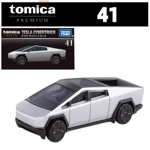 TOMY 多美卡黑盒TP41 Tesla Cybertruck特斯拉赛博皮卡车模型玩具
