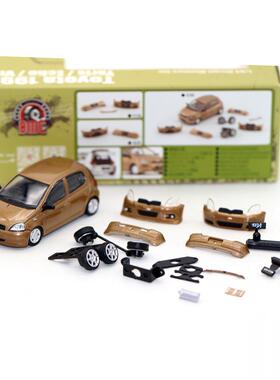 BM合金车1 64丰t田雅力士Yaris Echo Vitz 威姿汽车模型附改装件