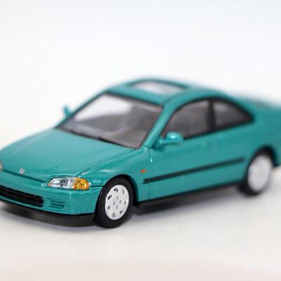 Para64合金车1 64 1995 Civic Coupe 思域EJ1跑车模型玩具摆件