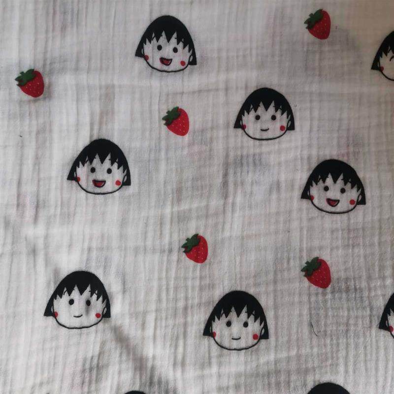 婴童a类40s全棉双层纱布料水洗棉绉布印花纯棉绉纱家居服衣服爆款,纺织面料/辅料/配套,其他纺织辅料,淘宝优惠券,粉丝福利购,淘宝优惠卷