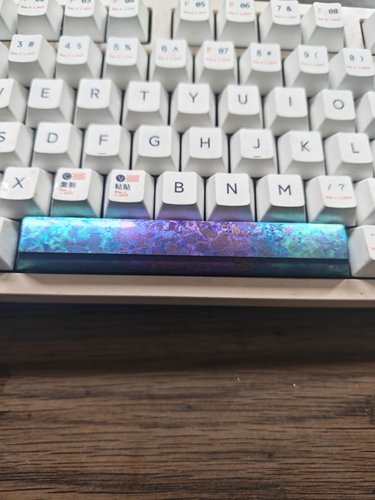 冰晶tc4钛合金金属彩色个性键帽6.25u 7u空格键游戏客制化键帽