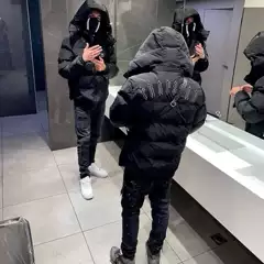 Trapstar Jacket Embroidered Back Cotton Coat UK Drip Drill American Streetwear Style